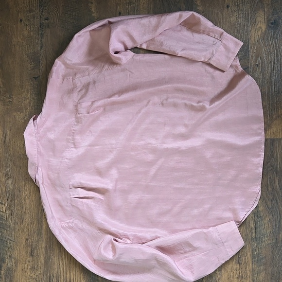 Carole little For Saint Tropez West 100% Silk Button Down - Picture 4 of 8